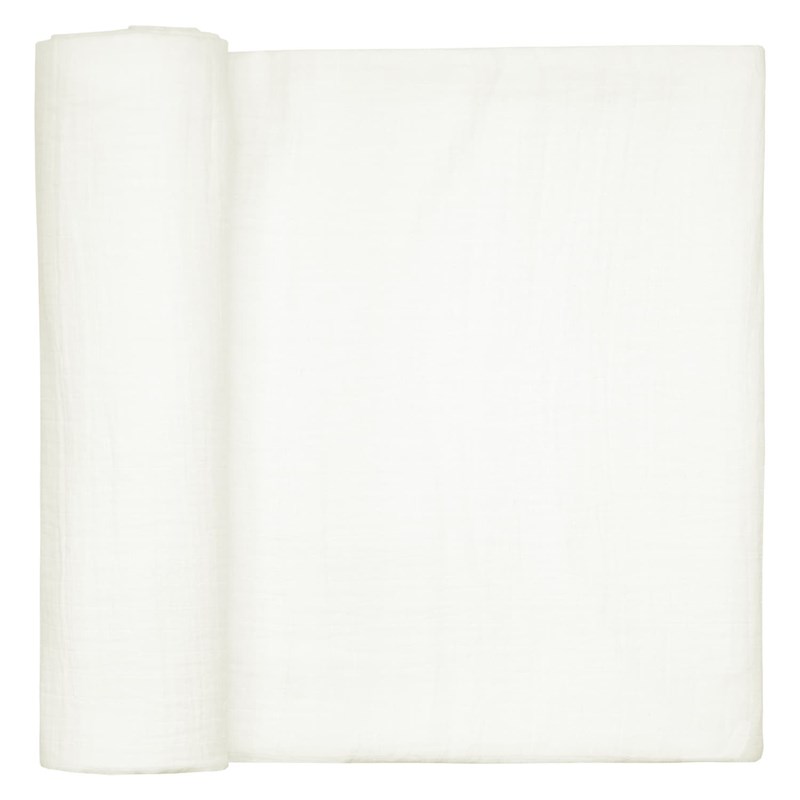 Maxi lange double gaze carreaux écru