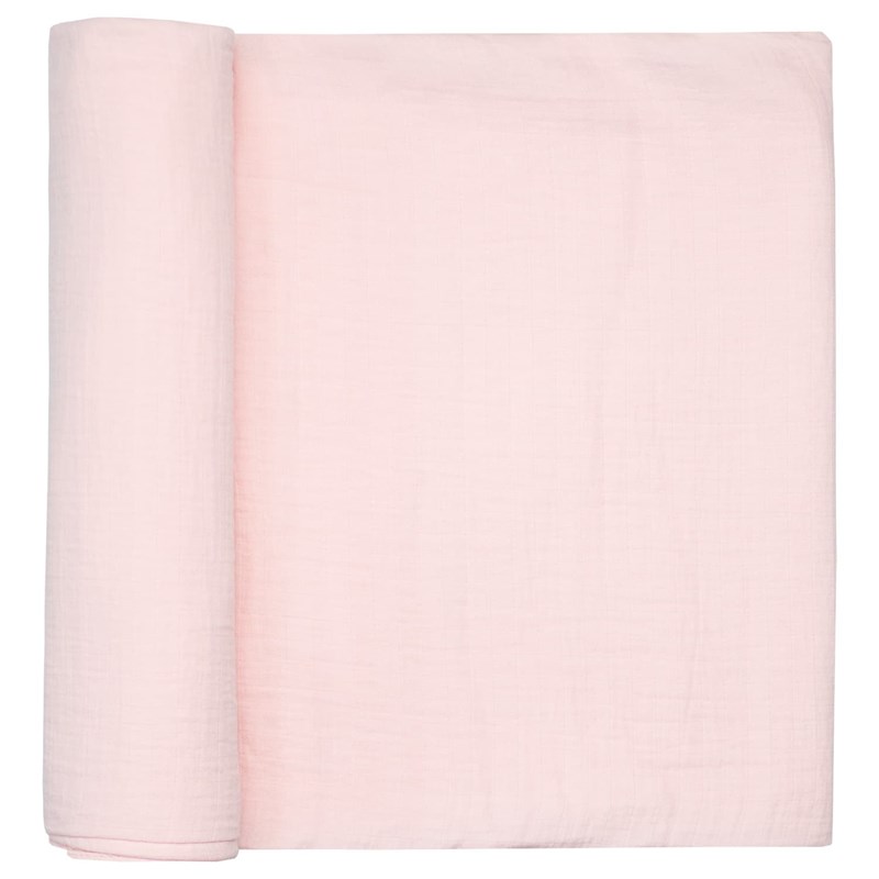 Maxi lange double gaze carreaux rose