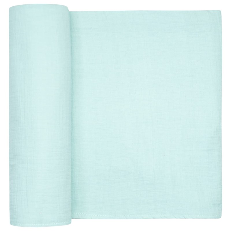 Maxi lange double gaze carreaux vert