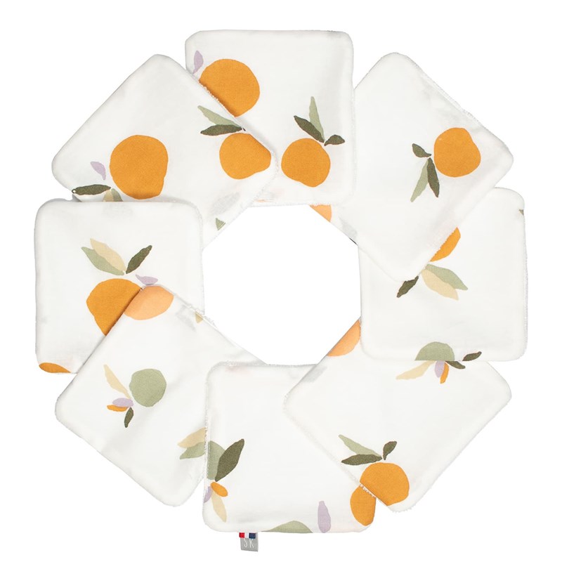 Lingettes lavables 8 pièces clem