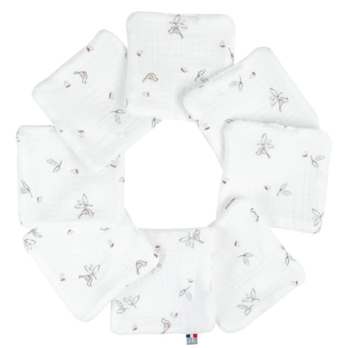 Sevira Kids - Lingettes bébé lavables 8 pièces melody