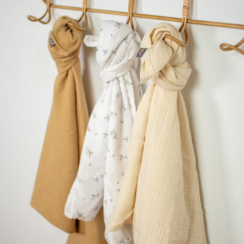 Lingettes bébé lavables 8 pièces melody (Sevira Kids) - Image 3