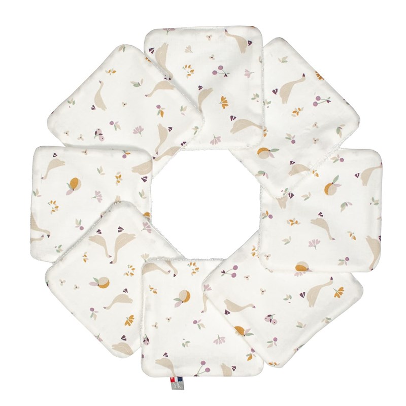 Lingettes bébé lavables 8 pièces