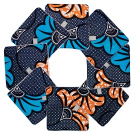 Lingettes lavables 8 pièces, wax bleu