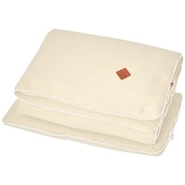 Couette et oreiller prêt à dormir écru