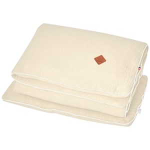 Couette et oreiller prêt à dormir écru