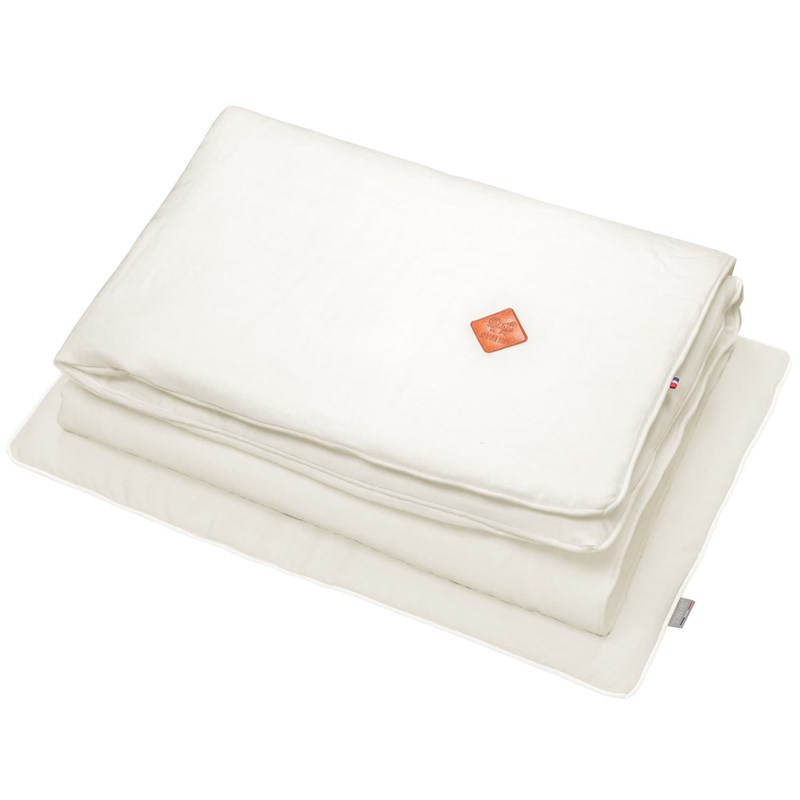 Sevira Kids - Couette oreiller lin prêt à dormir écru