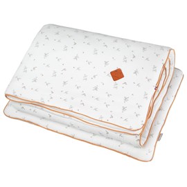 Couette et oreiller gaze de coton melody