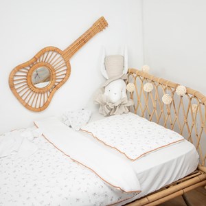 Couette et oreiller gaze de coton melody