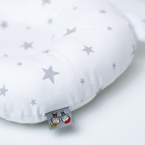 Coussin anti tête plate coton stella