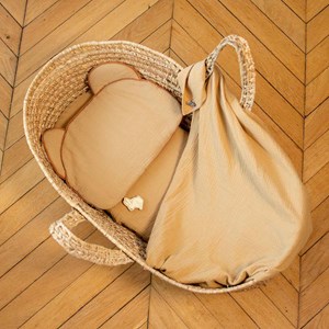 Oreiller bébé plat ourson gaze jeanne