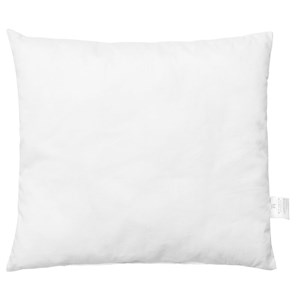 Oreiller en coton moelleux blanc 60 x