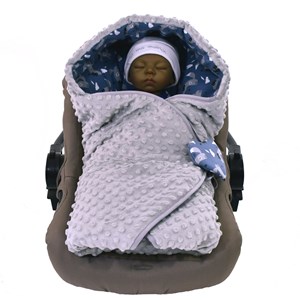 Couverture bébé réversible nid d'ange