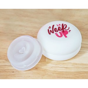 Cup menstruelle transparente avec boite