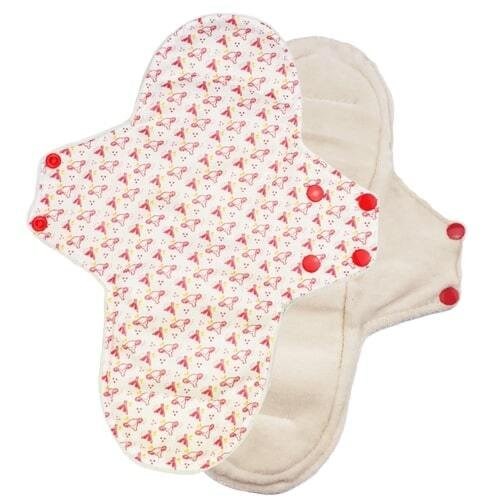 La Week'Up - Serviette hygiénique lavable motifs