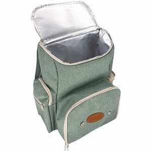 Sac à dos pique-nique vert kaki 4p