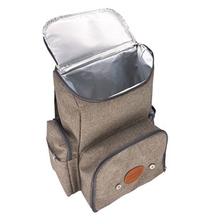 Sac à dos pique-nique escapade marron 4