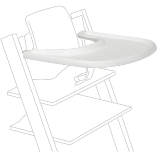 Stokke - Plateau Tray pour chaise haute Tripp Trapp - Blanc - Blanc