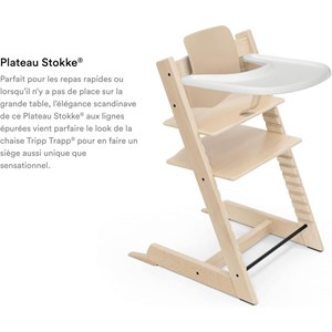 Plateau stokke - couleur blanc