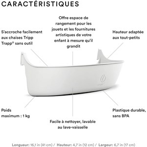 Tripp trapp rangement blanc