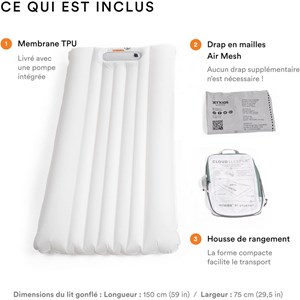 Jetkids par stokke cloudsleeper blanc