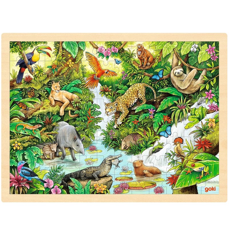 Puzzle dans la jungle