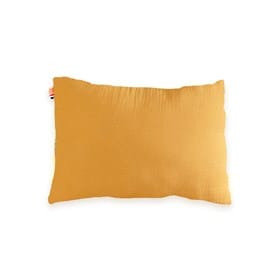 Coussin rectangle en coton bio honey