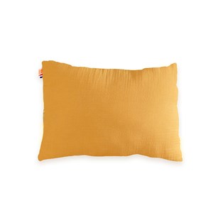 Coussin rectangle en coton bio honey Beige