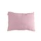 Coussin rectangle en coton bio rose Rose