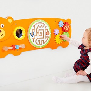 Panneau mural d activité ours