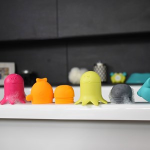 Jouets de bain en silicone büddies