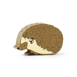 Figurine en bois fsc hérisson