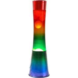 Lampe à lave en verre rainbow