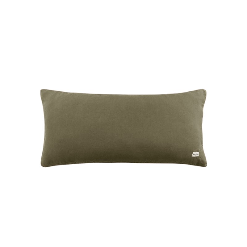 A demain - Housse de coussin en lin xxl