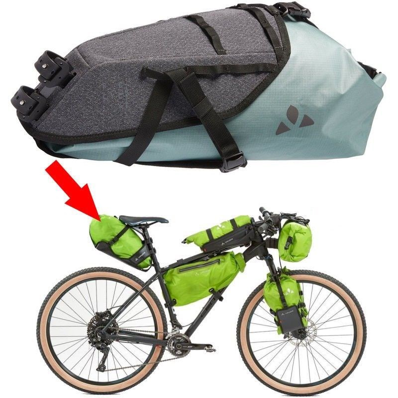 Vaude - Sacoche selle vélo vaude trailsaddle ii bleue