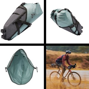 Sacoche selle vélo vaude trailsaddle ii bleue