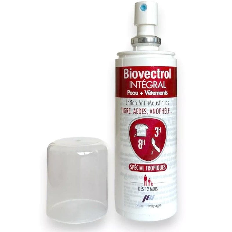Répulsif anti-insectes biovectrol intégral 100 ml (PharmaVoyage) - Image 1