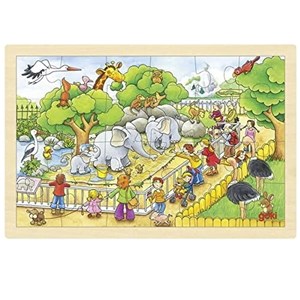 Puzzle une journée au zoo 24 pcs