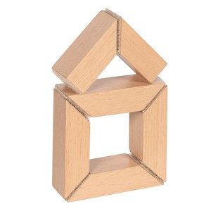 Scie et blocs en bois à scratch