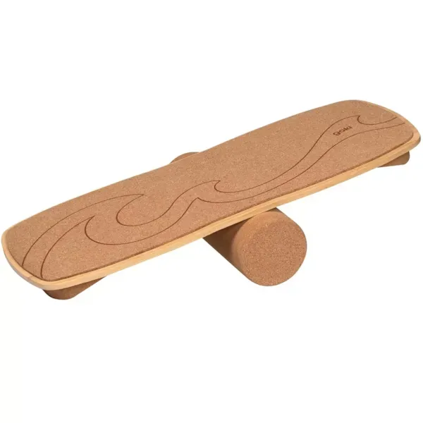 Planche D'Équilibre En Bois WOODENFUN Pour Enfants - Feutre Antidérapant Montessori