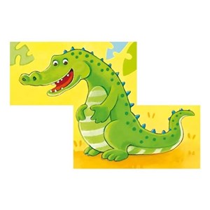 Puzzle de cubes animaux sauvages