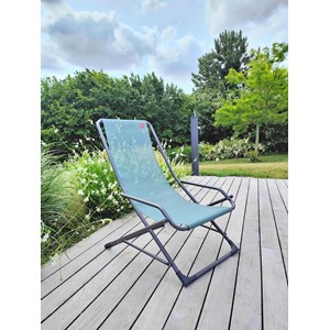 Dondolina acier ant texfil vert sauge