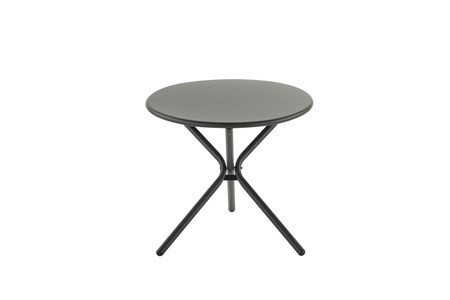 Table basse ø55xh.46.5cm - tris - aluminium anthracite
