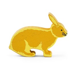 Figurine en bois fsc lapin