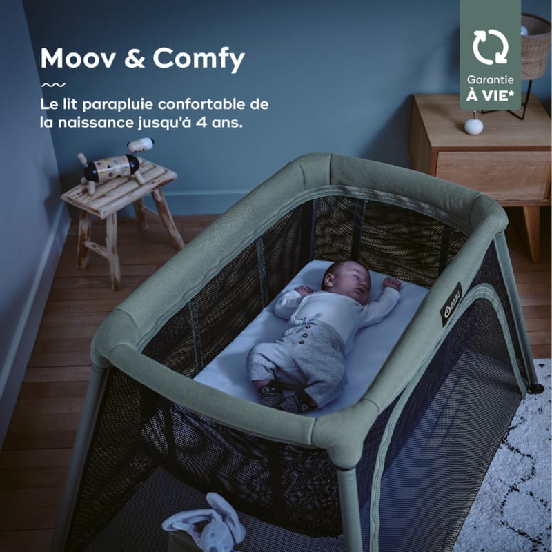 Lit parapluie bébé 3 en 1 moov and comfy (Babymoov) - Image 1