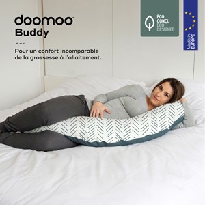 Coussin de grossesse doomoo ethnicpetrol Gris