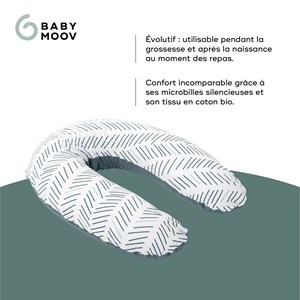 Coussin de grossesse doomoo ethnicpetrol Gris