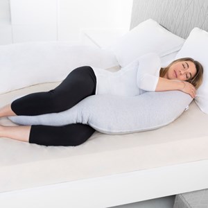 Housse coussin de grossesse doomoo grey