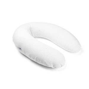 Coussin de grossesse buddy silver dots Blanc
