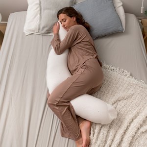 Coussin de grossesse buddy silver dots Blanc